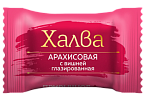 Конфета Халва арахисовая с вишней глазированная Деликатесса