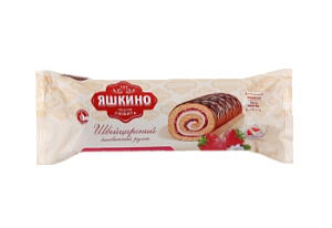 Мини-рулет Клубничный Яшкино